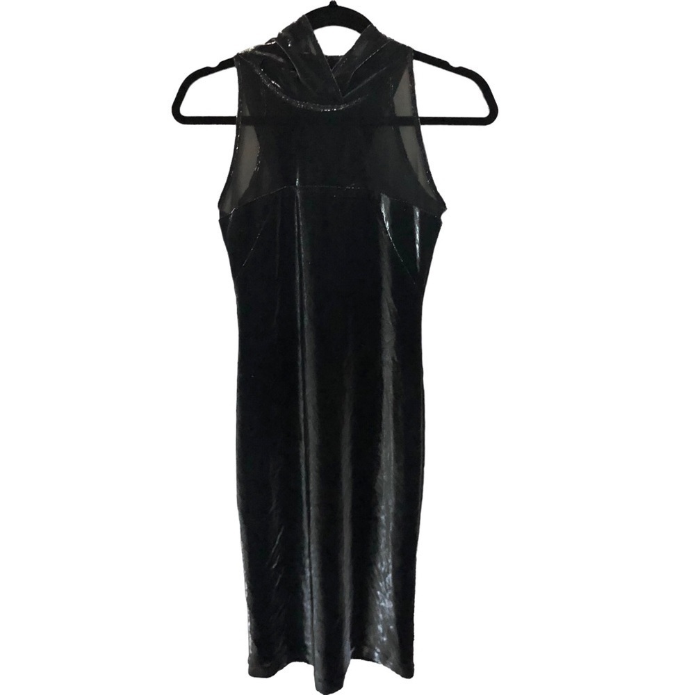 CristinaEffe silver hooded mid dress